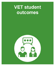 VET student outcomes tile