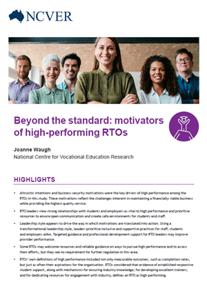 Beyond the standard report summary cover image