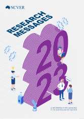 Cover of Research Messages 2023 booklet